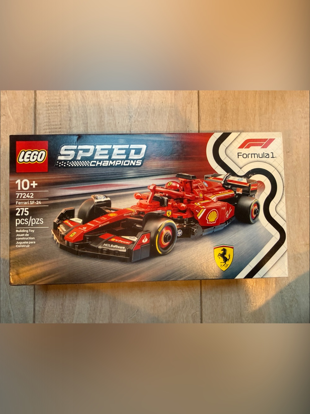 LEGO Red Ferrari Formula 1 Speed Champions Race Car